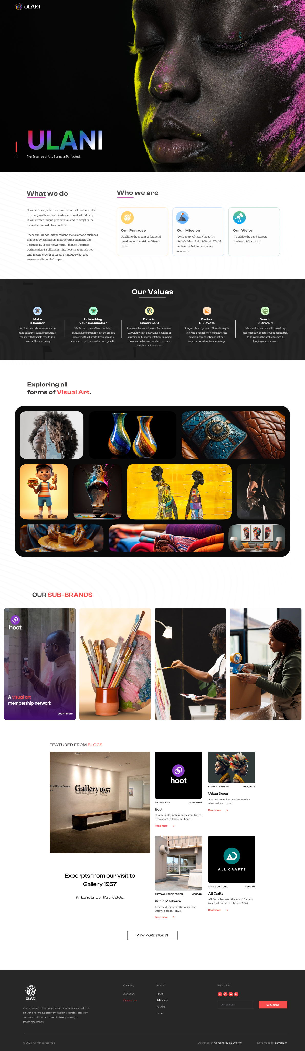 Ulani Website